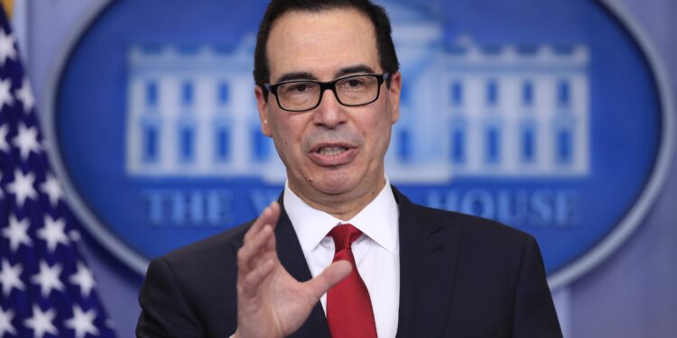 El secretario del Tesoro EEUU, Steven Mnuchin. Foto de archivo