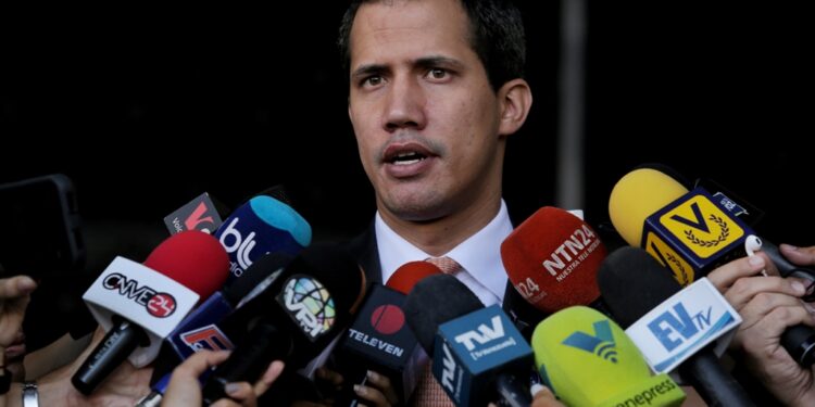 Juan Guaidó, Pdte. (E) de Venezuela. oto Prensa presidencial Leo Alvarez