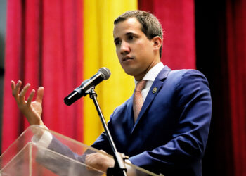 Juan Guaidó. Pdte. (E) de Venezuela, Plan País Educación. Foto Prensa Presidencial