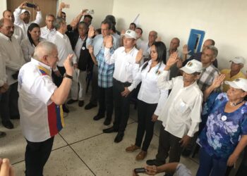 Juramentadas nuevas autoridades del CES de AD en Yaracuy. 20Oct2019. Foto Prensa AD (2)