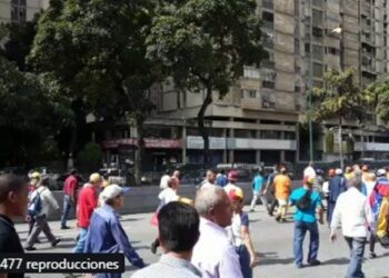 Caracas. avenida Francisco de Miranda,Chacaito. 16Nov. Foto captura de video.