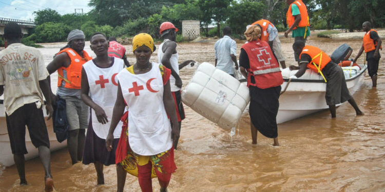 Kenia, inundaciones. Foto France 24.