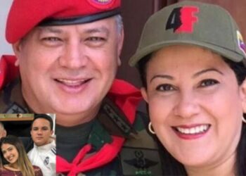 Marleny Contreras, Diosdado Cabello, hijos. Foto EP Mundo.