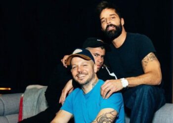 Ricky Martin, Residente y Bad Bunny. Foto @ricky_martin