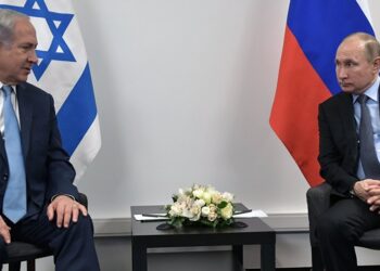 El presidente de Rusia, Vladímir Putin, y el primer ministro de Israel, Benjamín Netanyahu. Foto agencias.