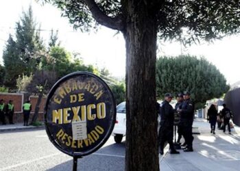 Embajada de México en Bolivia. Foto agencias.