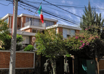 Embajada de México en Bolivia. Foto agencias.