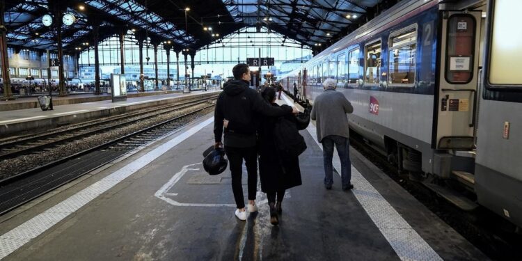 Huelga de transporte en Francia. Foto agencias.