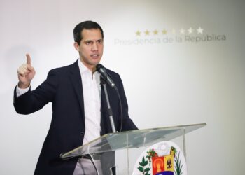 Juan Guaidó. Pdte. (E) de Venezuela. 1Dic. Foto Prensa presidencial - David Dittmar.