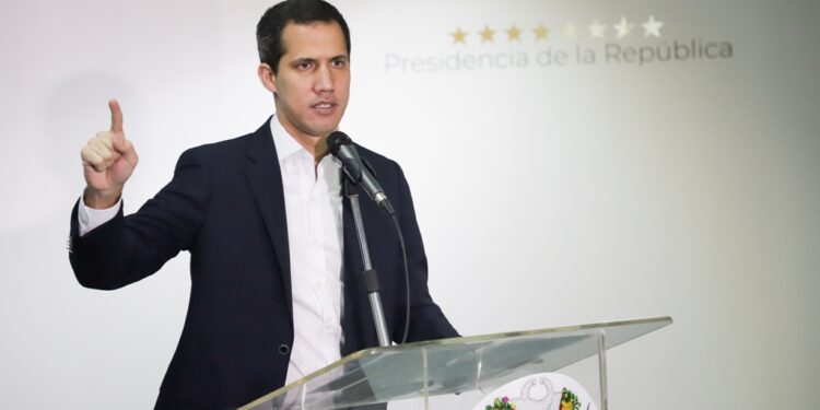 Juan Guaidó. Pdte. (E) de Venezuela. 1Dic. Foto Prensa presidencial - David Dittmar.