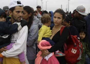 Niños venezolanos migrante. Foto de archivo.