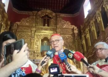 Cardenal Baltazar Porras. Foto de TVVenezuela.