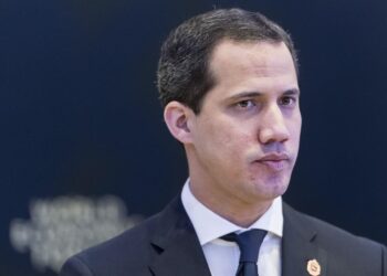 Juan Guaidó. Pdte. encargado de Venezuela. Davos. EFE .