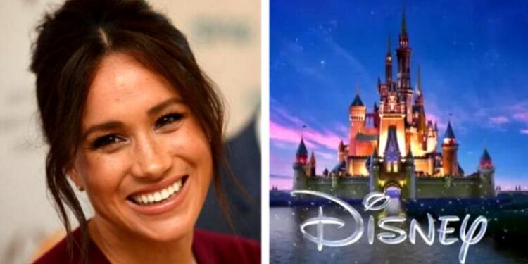 Meghan Markle- Disney. Foto collage.