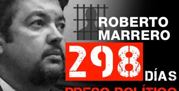 Roberto Marrero. 298 días detenido por la dictadura de Maduro. Foto @REYMARRERO.