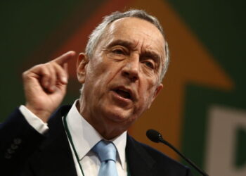 El Presidente de Portugal, Marcelo Rebelo de Sousa,