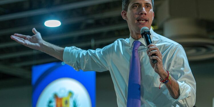 Pdte. (E) Juan Guaidó. Miami EEUU. Foto EFE