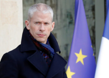 El ministro de Cultura francés, Franck Riester. Foto Charles Platiau Reuters.