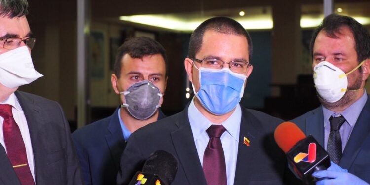 Jorge Arreaza. Foto @CancilleriaVE.