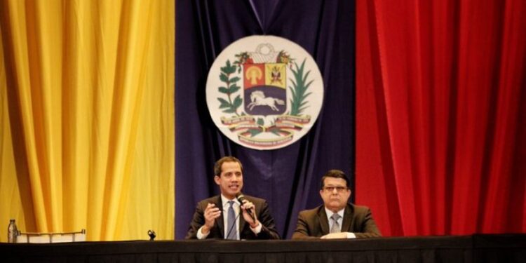 Pdte. (E) de Venezuela, Juan Guaidó. Foto Centro de Comunicación Nacional.