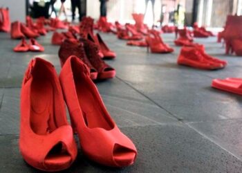 Protesta feminicidios en México. Foto agencias.