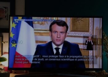 El presidente de Francia, Emmanuel Macron. Foto EFE.