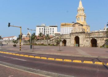 Centro histórico de Cartagena Colombia. coronavirus. Foto El Tiempo.