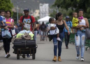 Venezolanos frontera.