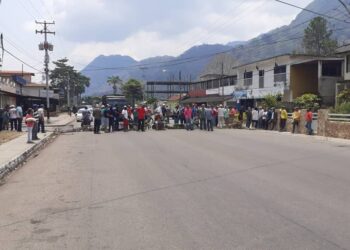 Protesta. Caripe Monagas. 28 de abril 2020.