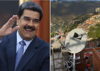 Maduro Directv. Foto collage Maduradas.