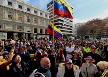 Venezolanos España. Foto de archivo.