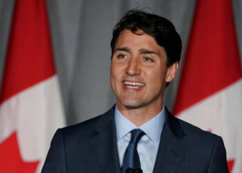 Canadian Prime Minister Justin Trudeau speaks during a fundraiser in Brampton, Ontario, Canada, July 5, 2018.  REUTERS/Carlo Allegri