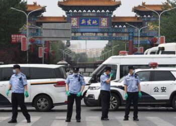 China decreta confinamiento en una zona de Pekín tras nuevo foco de coronavirus. Foto captura de video AFP.