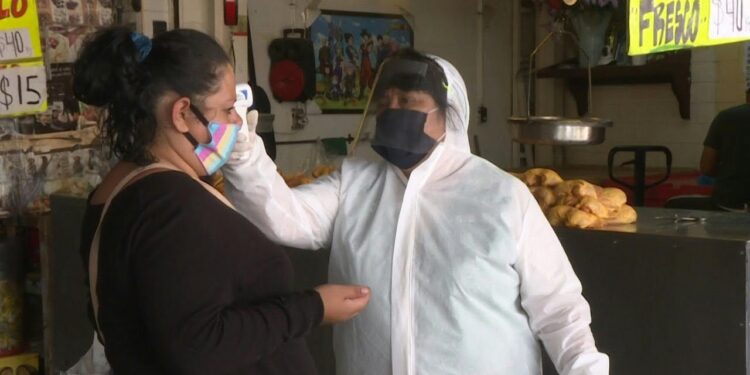 La Central de Abastos (CEDA) México. Foto captura de video AFP.