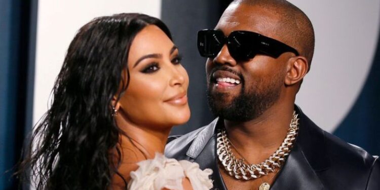 Kanye West y Kim Kardashian. Foto agencias.