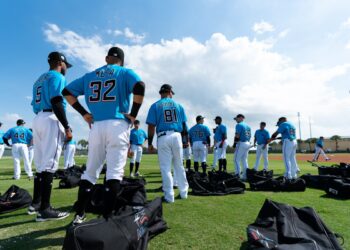 Los Marlins de Miami. Foto de archivo.