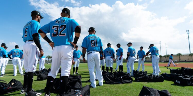 Los Marlins de Miami. Foto de archivo.