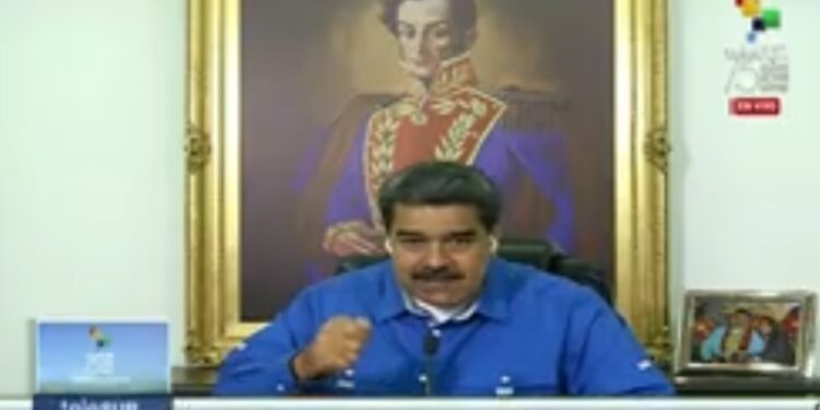 Nicolás Maduro. Foto captura Telesur.