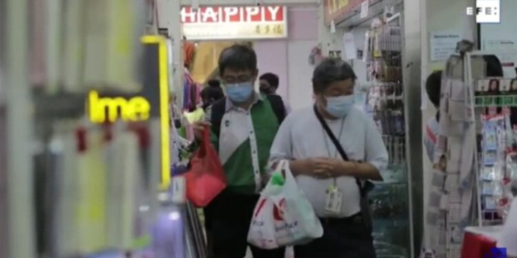 Singapur, coronavirus. Foto captura de video EFE.