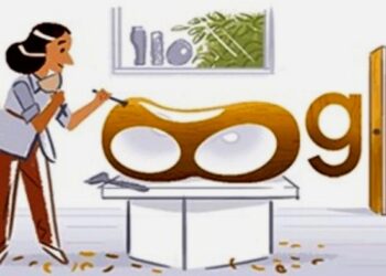 Bárbara Hepworth. Foto captura Google Doodle 25Ago2020