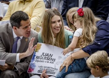 Fabiana Rosales. Juan Requesens. Foto de archivo.