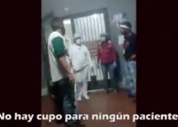Hospital Universitario de Caracas. Foto captura de video.