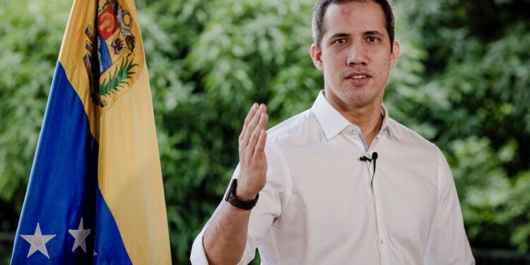 Juan Guaidó. Pdte. (E) de Venezuela.