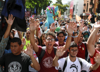 Marcha del movimiento estudiantil a Conatel, 9 Junio 2017