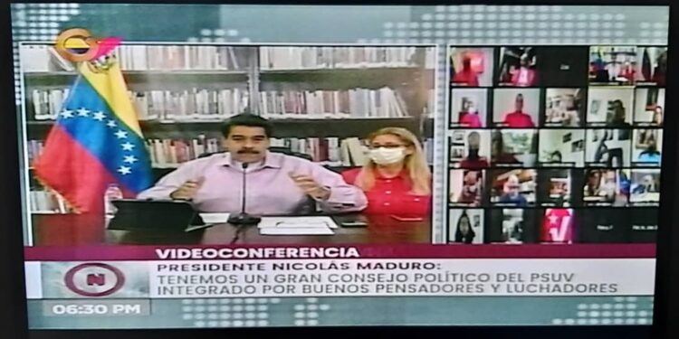 Nicolás Maduro. 3Ago2020. Foto captura.