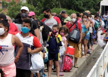 Vzla frontera. Puente Simón Bolívar. Foto EFE.