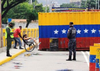 Vzla frontera. Puente Simón Bolívar. Foto EFE.