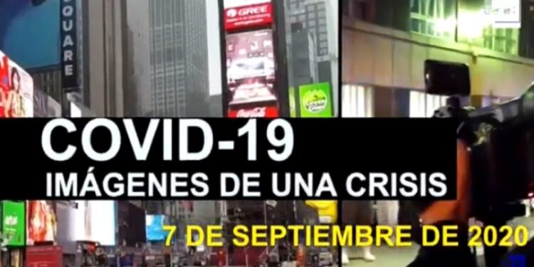 COVID-19. 7Sep2020. Foto captura de video EFE.