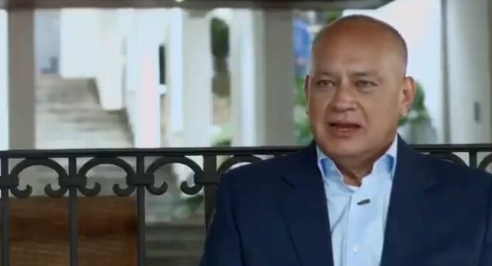 Diosdado Cabello. Foto captura de video.