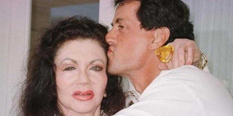 Jacqueline Stallone, madre de Sylvester Stallone. Foto de archivo.